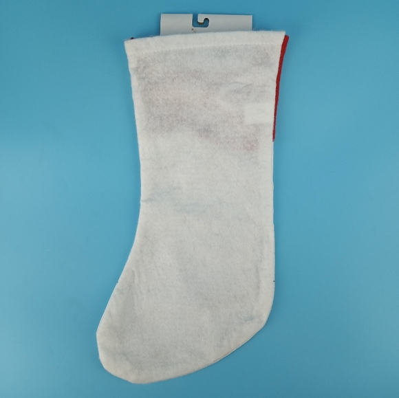 Crafter's Square DIY Ho Ho Ho Christmas Stocking Santa Snowman + Markers Red NEW - Picture 8 of 8